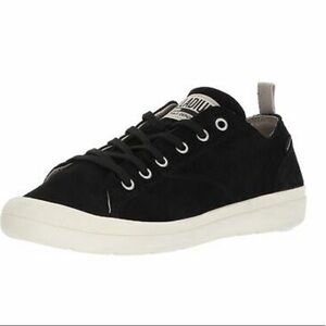 New Palladium Wander Lace Sue Suede Women’s Sneakers in Black